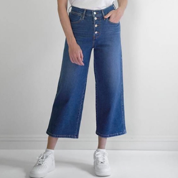 Levi's Denim - Levi’s Mile High Cropped Wide Leg Jeans